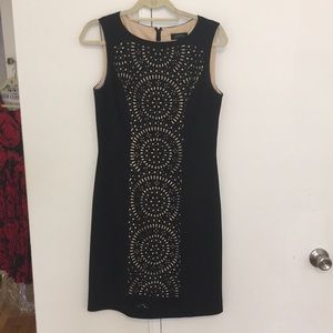 Tahari Arthur S. Levine cutout cocktail dress